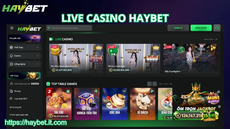Khám phá đôi nét về thiên đường live casino HAYBET