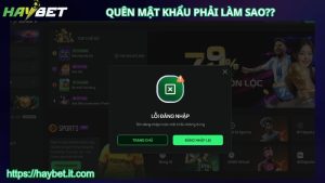 Khi nào cần lấy lại mật khẩu HAYBET?