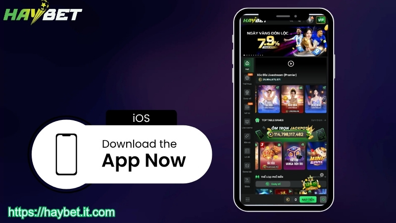 Tải HAYBET về thiết bị IOS